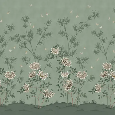 Eastern Bloom, Green pattern image
