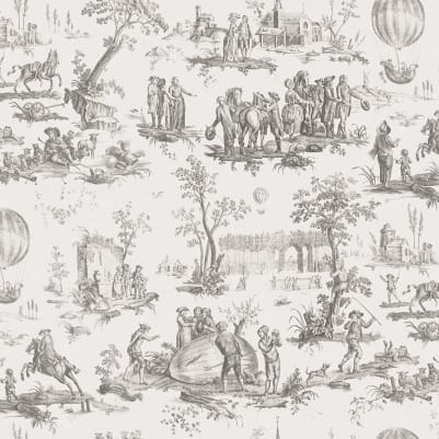 Heritage Toile Black pattern image