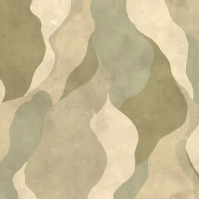 Flowing Forms, Green pattern image