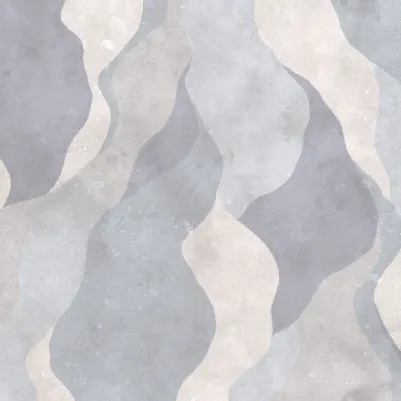 Flowing Forms, Blue pattern image