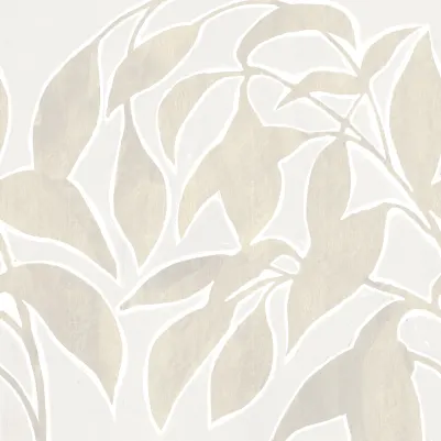 Leaf Silhouette, Beige pattern image