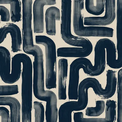Drape Brush, Dark Blue pattern image