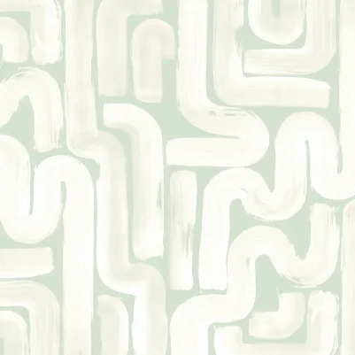 Drape Brush, Green pattern image