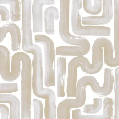 Drape Brush, Beige pattern image
