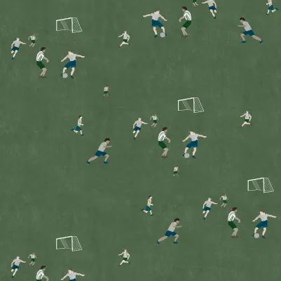 Soccer, Green pattern image