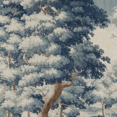 Scenic Tapestry, Blue pattern image