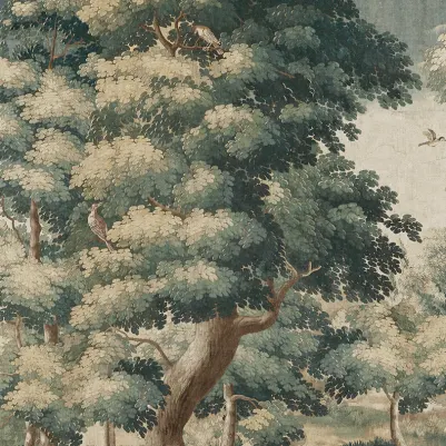 Scenic Tapestry, Green pattern image