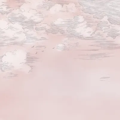 Cloud Engraving, Pink pattern image