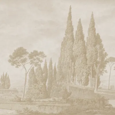 Tall Grove, Beige pattern image