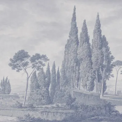 Tall Grove, Blue pattern image