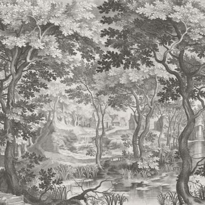 The Engraved Grove, Gray pattern image