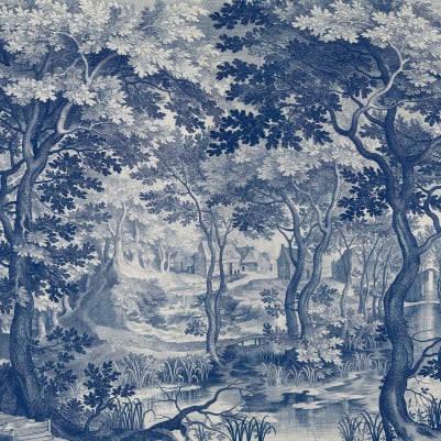 The Engraved Grove, Blue pattern image