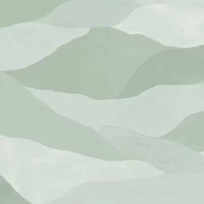 Misty Peaks, Light Green pattern image