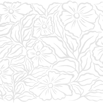 Ink Flowers, White pattern image