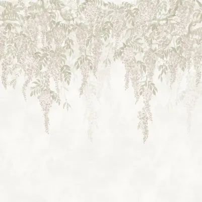 Whispers Wisteria, Beige pattern image
