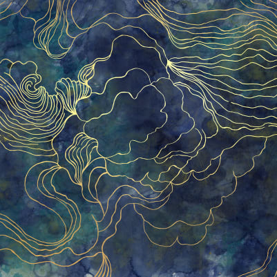 Opulence Storm, Dark Blue pattern image