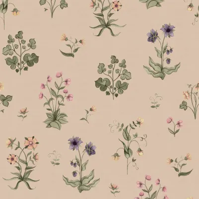 Timeless Flora, Pink pattern image