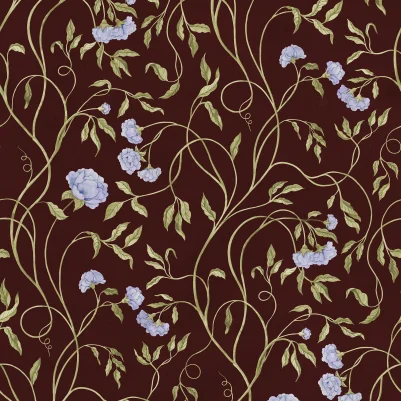 Peony Bloom, Burgundy pattern image