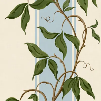 Garden Stripe, Light Blue pattern image