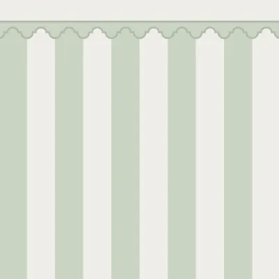 Stripe Chateau, Green pattern image