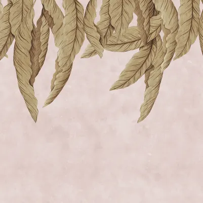 Hanging Palms, Pink pattern image