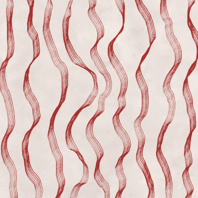 Ribbon Stripe, Red pattern image