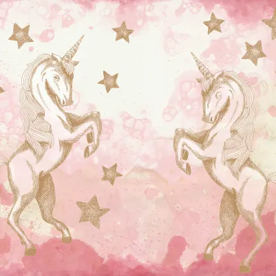 Bubble Unicorn, Pink pattern image