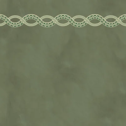 Ivory Braid, Green pattern image