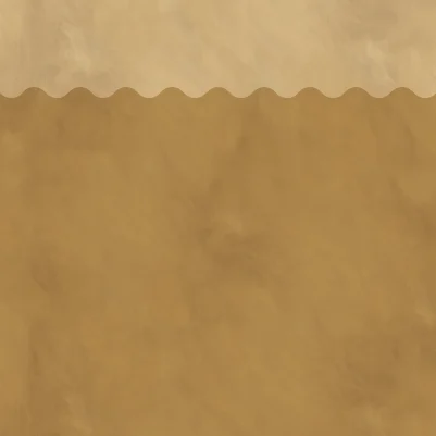 Wave Border, Yellow pattern image