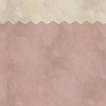 Wave Border, Pink pattern image