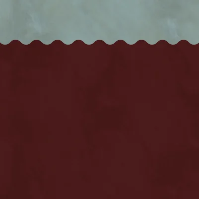 Wave Border, Burgundy pattern image