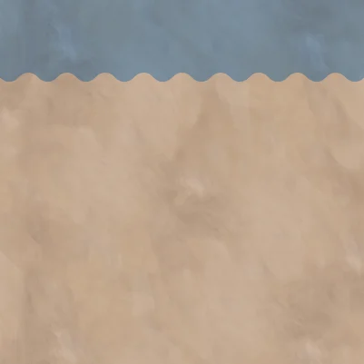 Wave Border, Blue pattern image