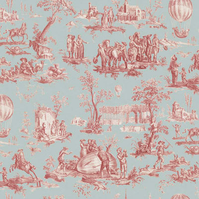 Heritage Toile, Light Blue pattern image