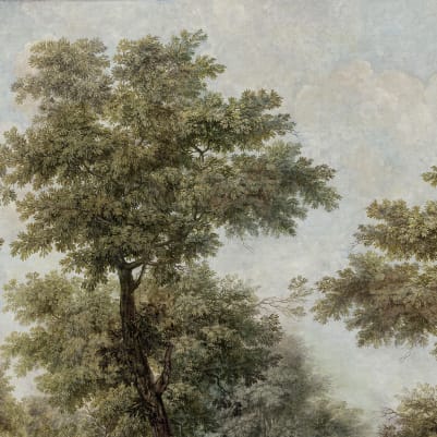 Whispering Canopy, Green pattern image