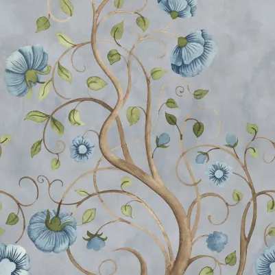 Big Poem, Blue pattern image