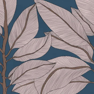 Ruby Lines, Dark Blue pattern image