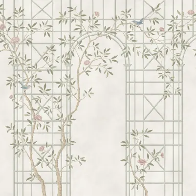Chinoiserie Trellis, Light pattern image