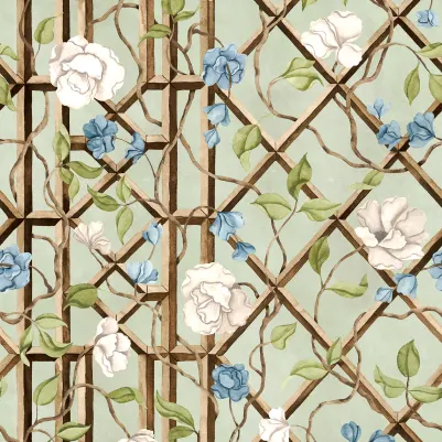 Garden of Secrets, Green pattern image