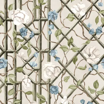 Garden of Secrets, Blue pattern image