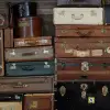 Stacked Suitcases