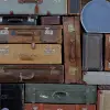 Stacked Suitcases, Pile