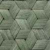 Small Birch Bark Braids, Forest Green
