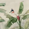 Tropical Palms, Birds