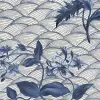 Floral Ripple Blue