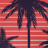 Palms, Soft Pink