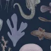 Sea Life, Navy Blue
