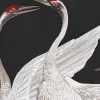 Soaring Cranes, Black