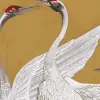 Soaring Cranes, Yellow