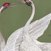 Soaring Cranes, Green