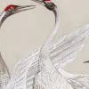 Soaring Cranes, Beige